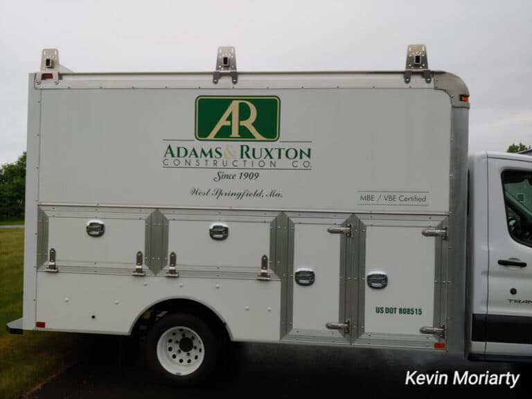 Adams Ruxton illuminated sign