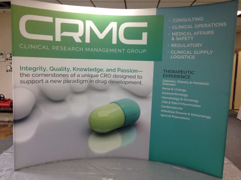 CRMG wall graphics installation